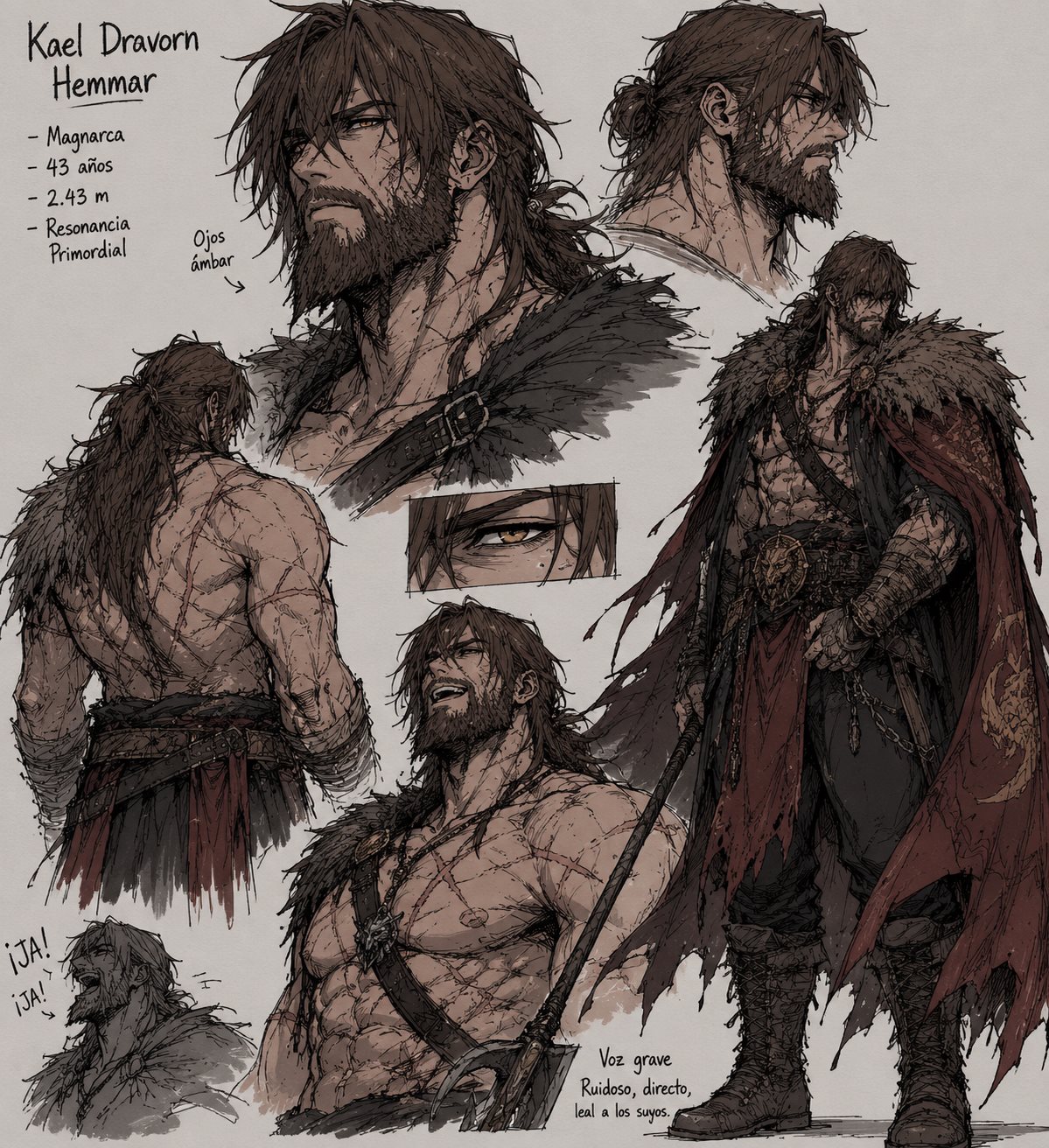 Kael Dravorn Hemmar — hoja de referencia (IA)